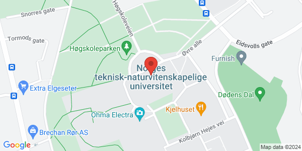 Kart som viser hvor arrangementet foregår