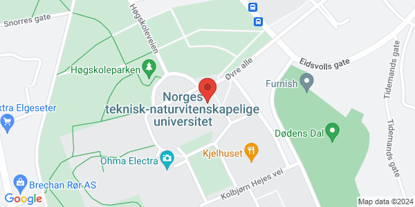 Kart som viser hvor arrangementet foregår