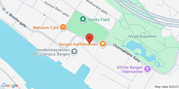 Map displaying event location