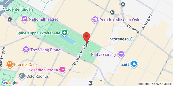 Map displaying event location