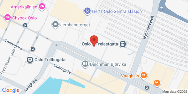 Map displaying event location