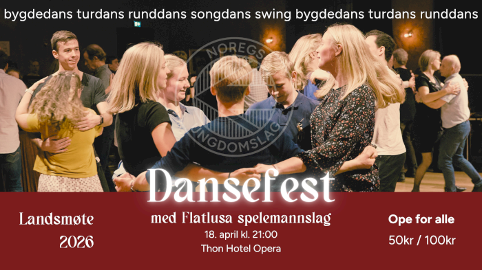 Landsmøte 2026: Dansefest
