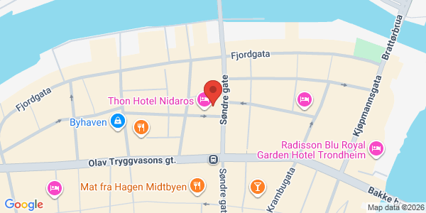 Kart som viser hvor arrangementet foregår