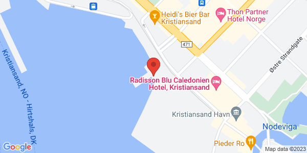 Map displaying event location