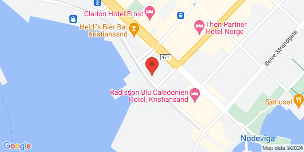 Map displaying event location