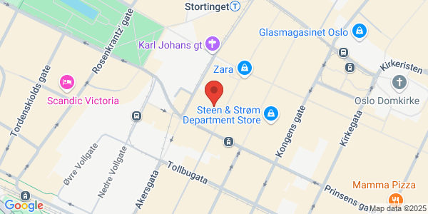 Map displaying event location