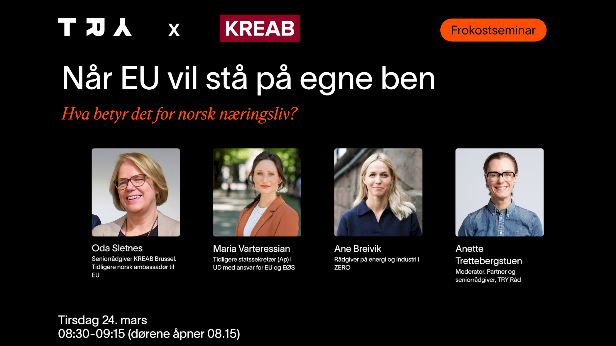 Når EU vil stå på egne ben – hva betyr det for norsk næringsliv?