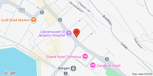 Map displaying event location