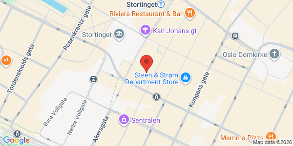 Map displaying event location