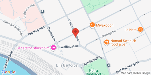 Map displaying event location