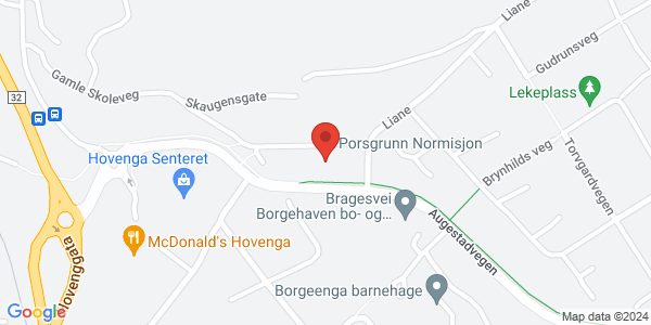 Kart som viser hvor arrangementet foregår