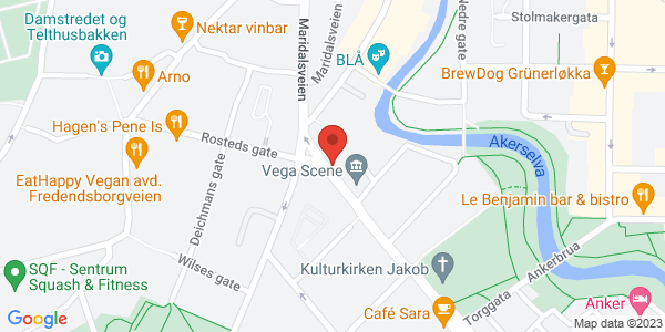 Map displaying event location