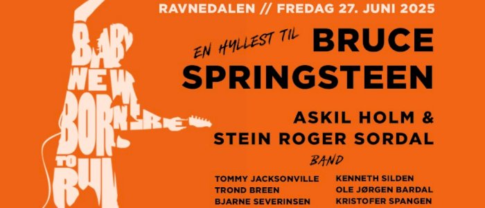 En hyllest til Bruce Springsteen med Askil Holm og Stein Roger Sordal og Band