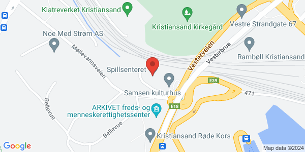 Map displaying event location