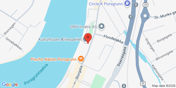 Map displaying event location