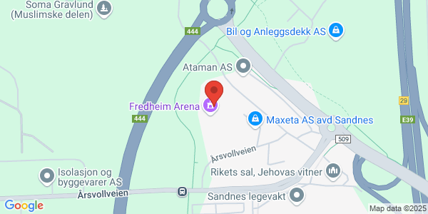 Map displaying event location