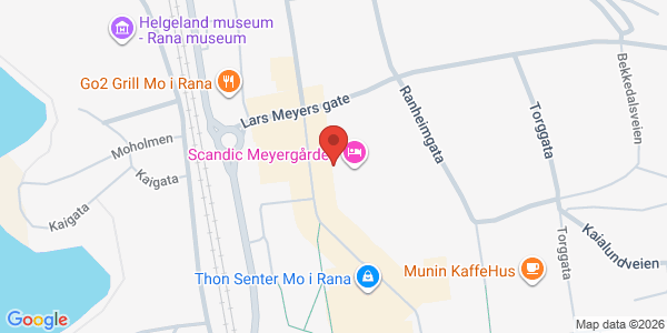 Map displaying event location