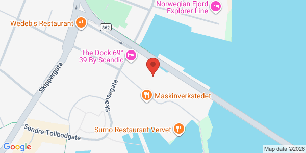 Map displaying event location