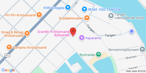 Map displaying event location