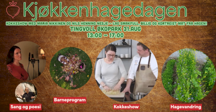 Kjøkkenhagedagen 2025: Fermentering, saus og sylting med Nils Henning Nesje og Maria Nikkinen