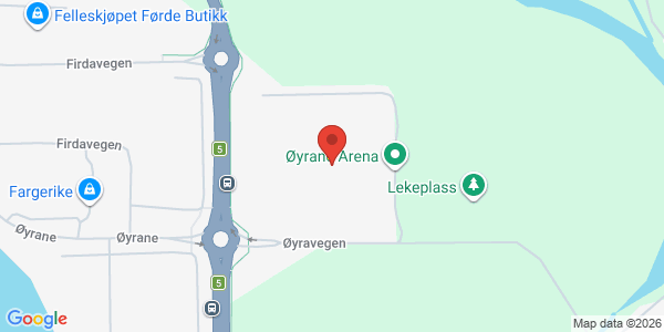Map displaying event location
