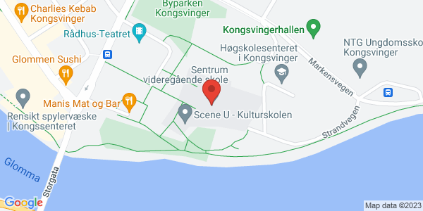 Map displaying event location