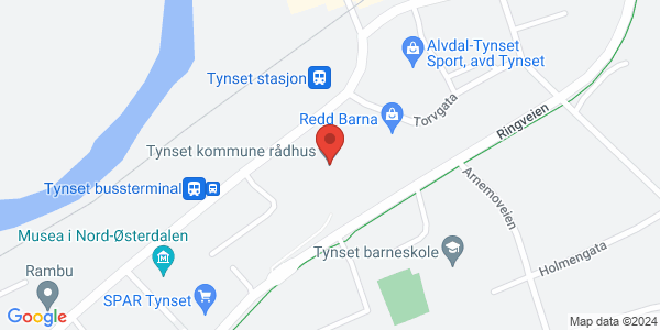 Kart som viser hvor arrangementet foregår