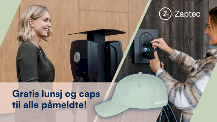 Ladelunsj med Zaptec
