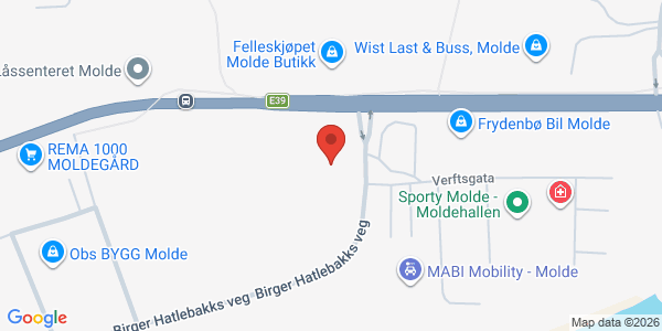 Map displaying event location