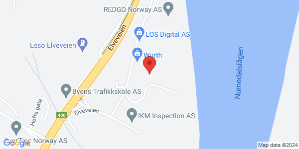 Map displaying event location