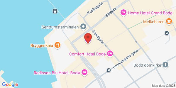 Map displaying event location