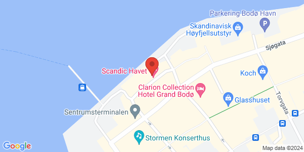 Map displaying event location