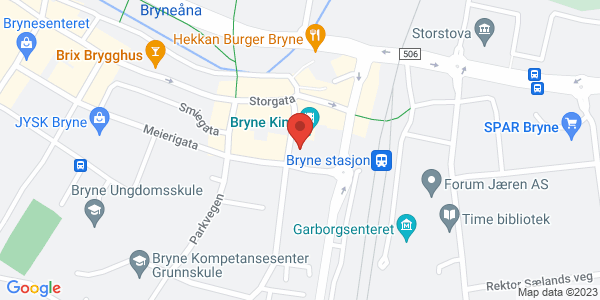 Map displaying event location