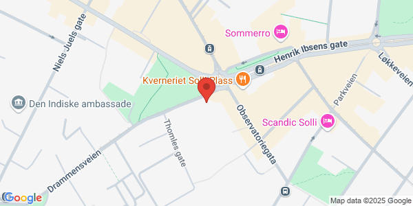 Map displaying event location