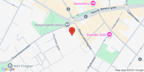 Map displaying event location