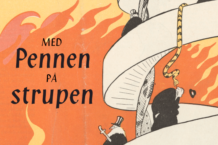 Omvisning i Med pennen på strupen