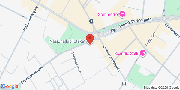 Kart som viser hvor arrangementet foregår