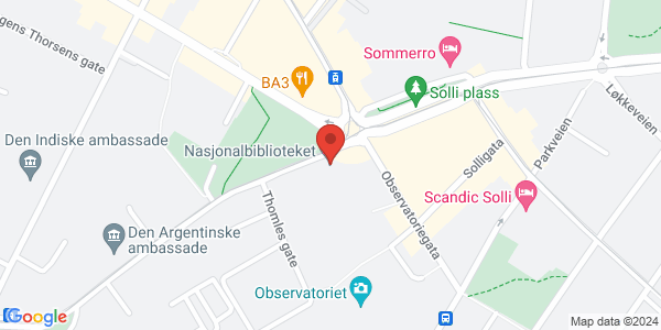 Map displaying event location