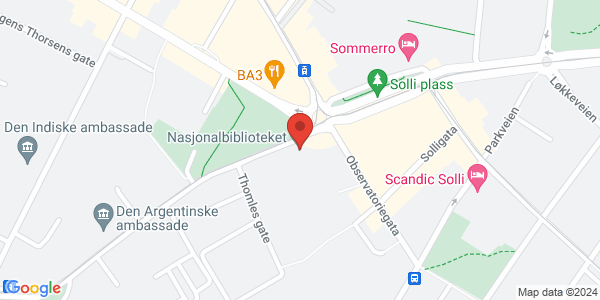 Map displaying event location