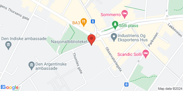 Map displaying event location