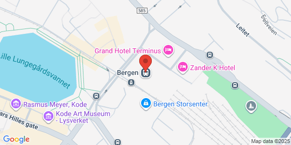 Map displaying event location