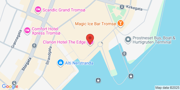 Map displaying event location