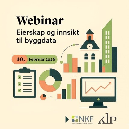 Direktesendt webinar: Eierskap og innsikt til byggdata
