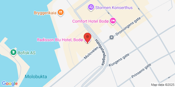 Map displaying event location