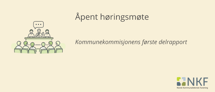 Åpent høringsmøte: Kommunekommisjonens første delrapport