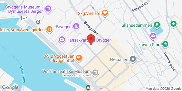 Kart som viser hvor arrangementet foregår