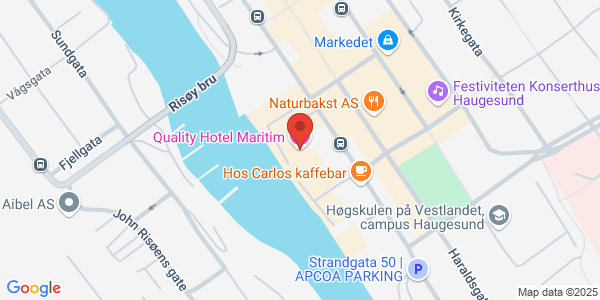 Map displaying event location