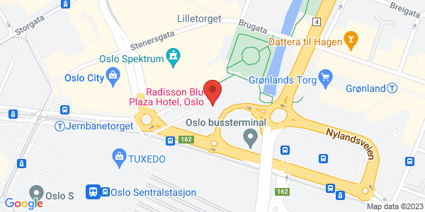 Map displaying event location