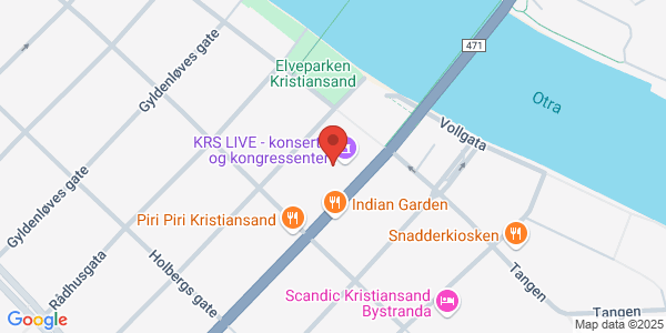 Map displaying event location