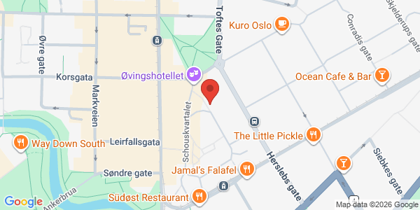 Map displaying event location